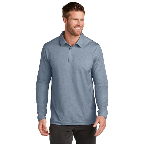 TravisMathew Oceanside Heather Long Sleeve Polo - TravisMathew Oceanside Heather Long Sleeve Polo - Image 9 of 19