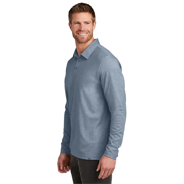 TravisMathew Oceanside Heather Long Sleeve Polo - TravisMathew Oceanside Heather Long Sleeve Polo - Image 11 of 19