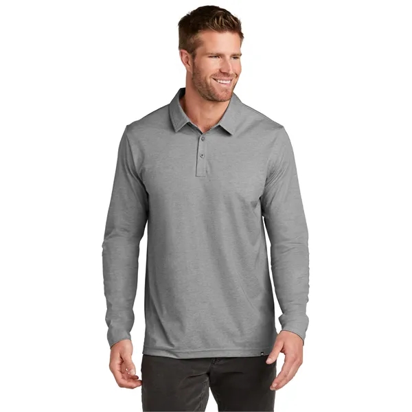 TravisMathew Oceanside Heather Long Sleeve Polo - TravisMathew Oceanside Heather Long Sleeve Polo - Image 14 of 19