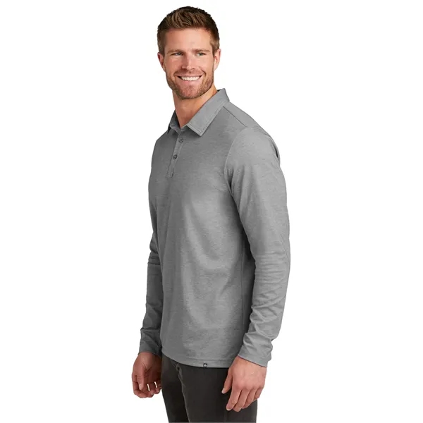 TravisMathew Oceanside Heather Long Sleeve Polo - TravisMathew Oceanside Heather Long Sleeve Polo - Image 16 of 19
