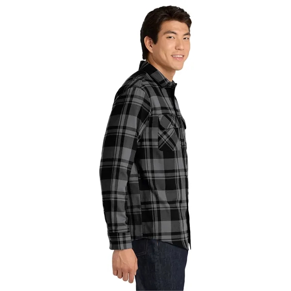 Port Authority Plaid Flannel Shirt. - Port Authority Plaid Flannel Shirt. - Image 2 of 43