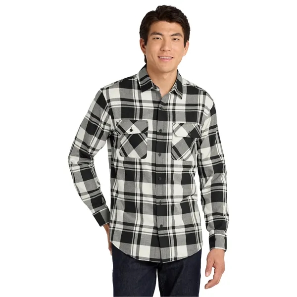 Port Authority Plaid Flannel Shirt. - Port Authority Plaid Flannel Shirt. - Image 10 of 43