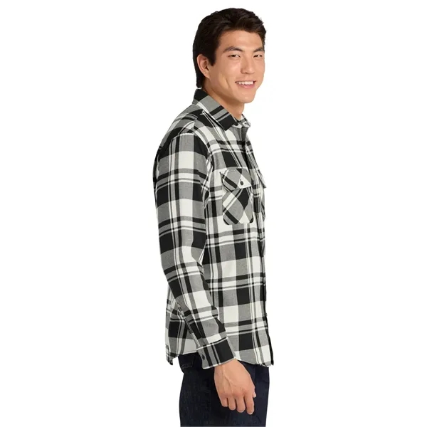 Port Authority Plaid Flannel Shirt. - Port Authority Plaid Flannel Shirt. - Image 13 of 43