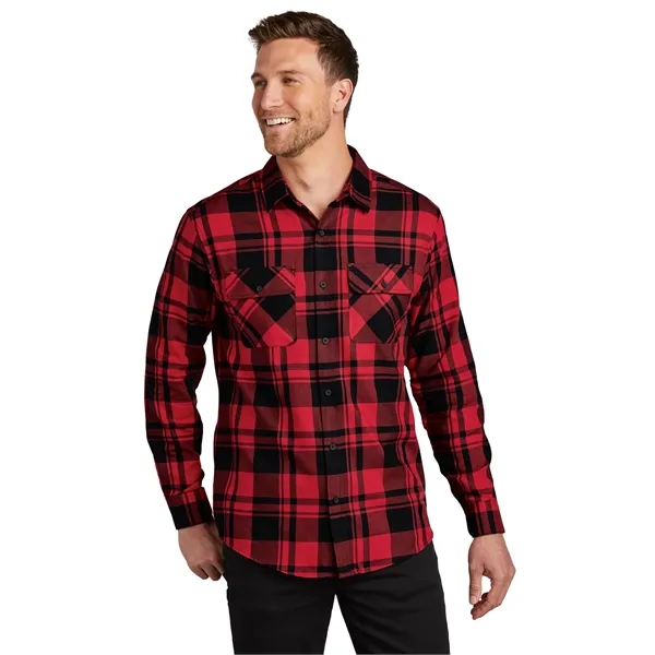 Port Authority Plaid Flannel Shirt. - Port Authority Plaid Flannel Shirt. - Image 15 of 43