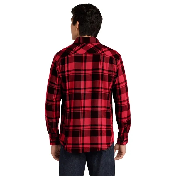 Port Authority Plaid Flannel Shirt. - Port Authority Plaid Flannel Shirt. - Image 16 of 43