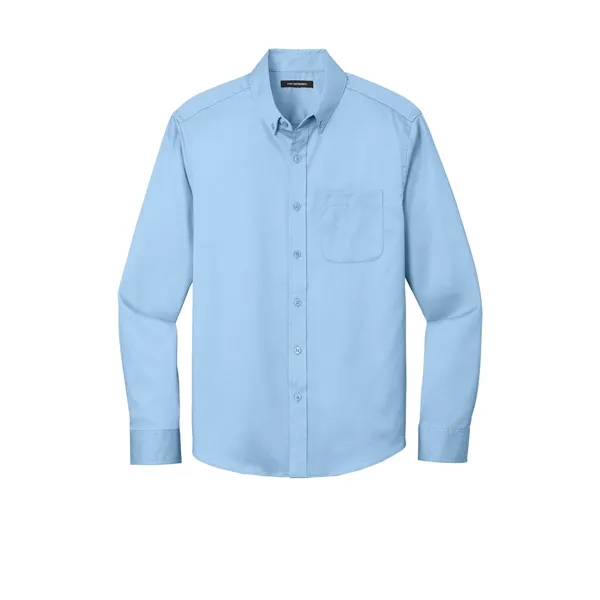 Port Authority Long Sleeve SuperPro React Twill Shirt. - Port Authority Long Sleeve SuperPro React Twill Shirt. - Image 7 of 70