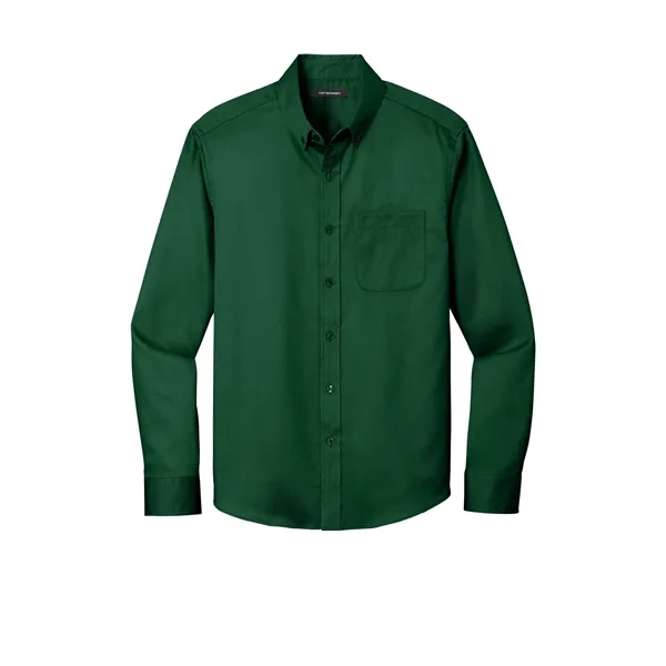Port Authority Long Sleeve SuperPro React Twill Shirt. - Port Authority Long Sleeve SuperPro React Twill Shirt. - Image 12 of 70