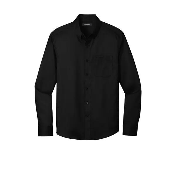 Port Authority Long Sleeve SuperPro React Twill Shirt. - Port Authority Long Sleeve SuperPro React Twill Shirt. - Image 17 of 70