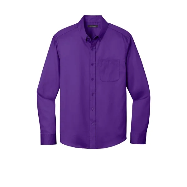 Port Authority Long Sleeve SuperPro React Twill Shirt. - Port Authority Long Sleeve SuperPro React Twill Shirt. - Image 27 of 70