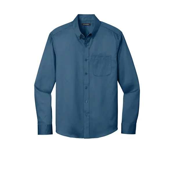 Port Authority Long Sleeve SuperPro React Twill Shirt. - Port Authority Long Sleeve SuperPro React Twill Shirt. - Image 31 of 70