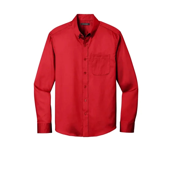 Port Authority Long Sleeve SuperPro React Twill Shirt. - Port Authority Long Sleeve SuperPro React Twill Shirt. - Image 36 of 70