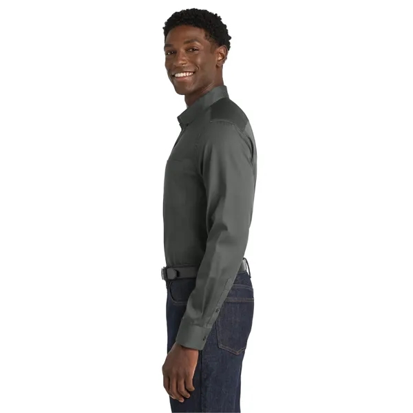 Port Authority Long Sleeve SuperPro React Twill Shirt. - Port Authority Long Sleeve SuperPro React Twill Shirt. - Image 40 of 70