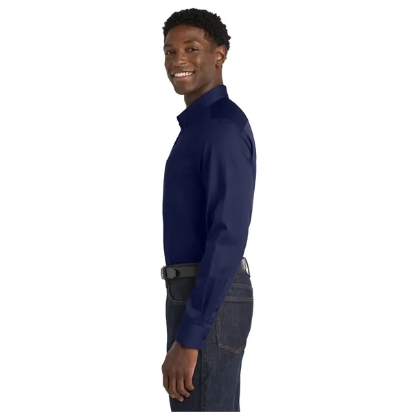 Port Authority Long Sleeve SuperPro React Twill Shirt. - Port Authority Long Sleeve SuperPro React Twill Shirt. - Image 46 of 70