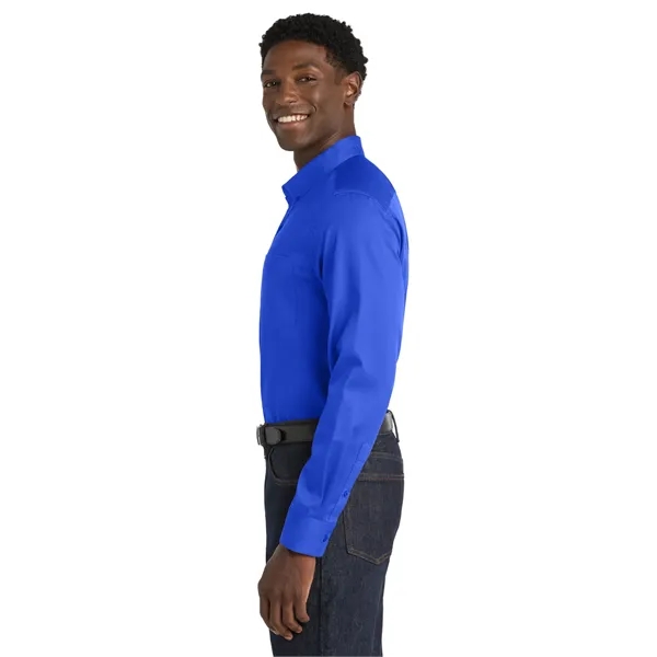 Port Authority Long Sleeve SuperPro React Twill Shirt. - Port Authority Long Sleeve SuperPro React Twill Shirt. - Image 51 of 70