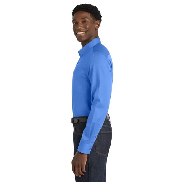 Port Authority Long Sleeve SuperPro React Twill Shirt. - Port Authority Long Sleeve SuperPro React Twill Shirt. - Image 56 of 70