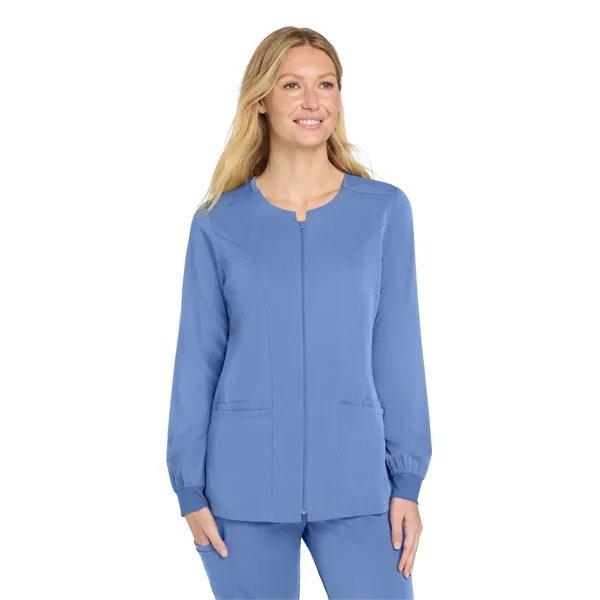 Wink Women's Premiere Flex Full-Zip Scrub Jacket - Wink Women's Premiere Flex Full-Zip Scrub Jacket - Image 5 of 32