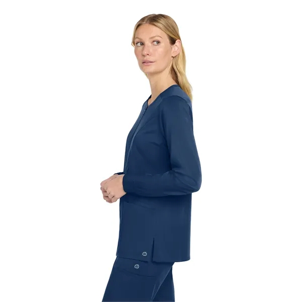 Wink Women's Premiere Flex Full-Zip Scrub Jacket - Wink Women's Premiere Flex Full-Zip Scrub Jacket - Image 8 of 32
