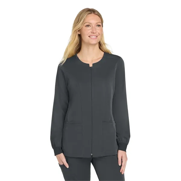Wink Women's Premiere Flex Full-Zip Scrub Jacket - Wink Women's Premiere Flex Full-Zip Scrub Jacket - Image 11 of 32