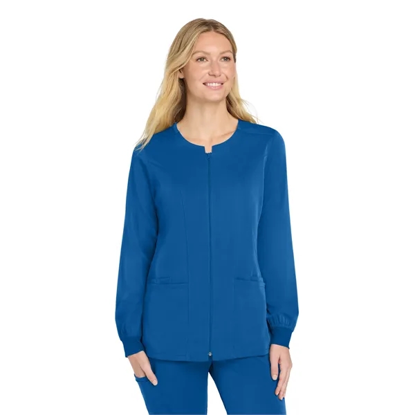 Wink Women's Premiere Flex Full-Zip Scrub Jacket - Wink Women's Premiere Flex Full-Zip Scrub Jacket - Image 16 of 32