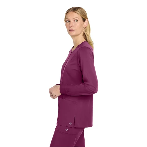 Wink Women's Premiere Flex Full-Zip Scrub Jacket - Wink Women's Premiere Flex Full-Zip Scrub Jacket - Image 29 of 32