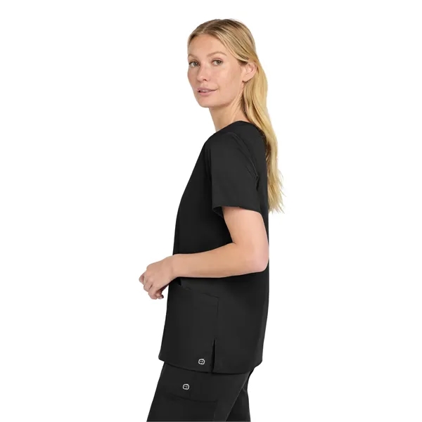 Wink Women's WorkFlex Mock Wrap Top - Wink Women's WorkFlex Mock Wrap Top - Image 3 of 32