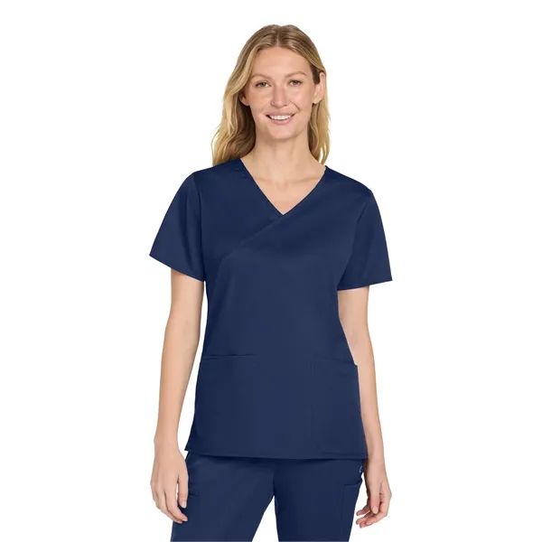 Wink Women's WorkFlex Mock Wrap Top - Wink Women's WorkFlex Mock Wrap Top - Image 6 of 32