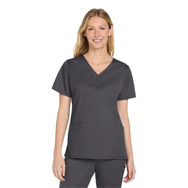Wink Women's WorkFlex Mock Wrap Top - Wink Women's WorkFlex Mock Wrap Top - Image 9 of 32