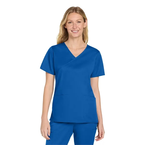 Wink Women's WorkFlex Mock Wrap Top - Wink Women's WorkFlex Mock Wrap Top - Image 14 of 32
