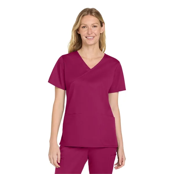 Wink Women's WorkFlex Mock Wrap Top - Wink Women's WorkFlex Mock Wrap Top - Image 25 of 32