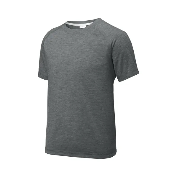 Sport-Tek Youth PosiCharge Tri-Blend Wicking Raglan Tee. - Sport-Tek Youth PosiCharge Tri-Blend Wicking Raglan Tee. - Image 9 of 25