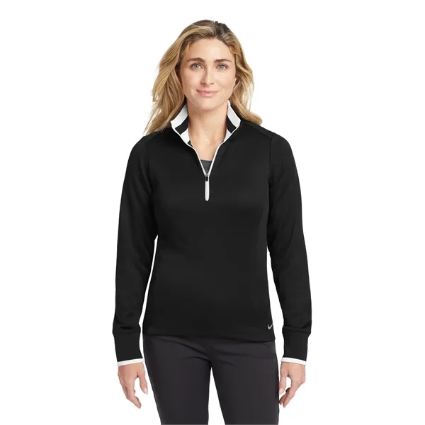 Nike Women's Dri-FIT 1/2-Zip Cover-Up. - Nike Women's Dri-FIT 1/2-Zip Cover-Up. - Image 1 of 12