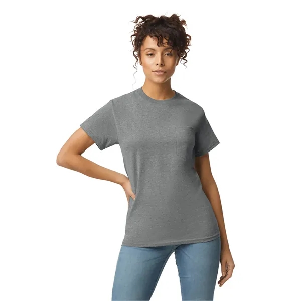 Gildan - DryBlend 50 Cotton/50 Poly Pocket T-Shirt. - Gildan - DryBlend 50 Cotton/50 Poly Pocket T-Shirt. - Image 37 of 45