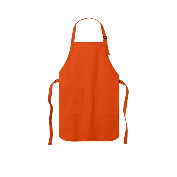 Port Authority Full-Length Two-Pocket Bib Apron. - Port Authority Full-Length Two-Pocket Bib Apron. - Image 6 of 20