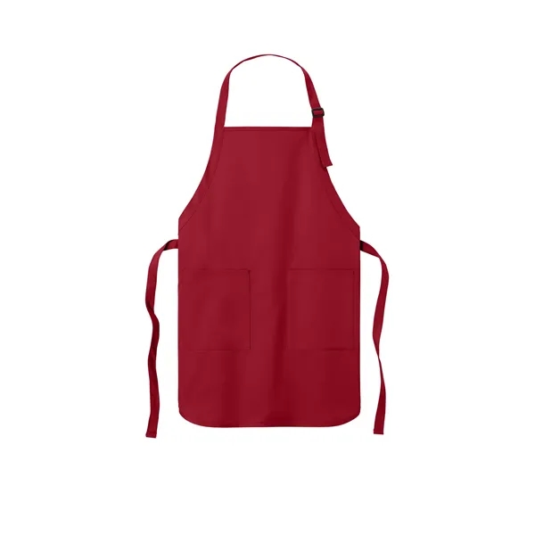 Port Authority Full-Length Two-Pocket Bib Apron. - Port Authority Full-Length Two-Pocket Bib Apron. - Image 7 of 20