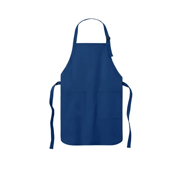Port Authority Full-Length Two-Pocket Bib Apron. - Port Authority Full-Length Two-Pocket Bib Apron. - Image 8 of 20