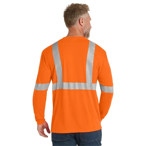 CornerStone ANSI 107 Class 2 Long Sleeve Safety T-Shirt. - CornerStone ANSI 107 Class 2 Long Sleeve Safety T-Shirt. - Image 2 of 10