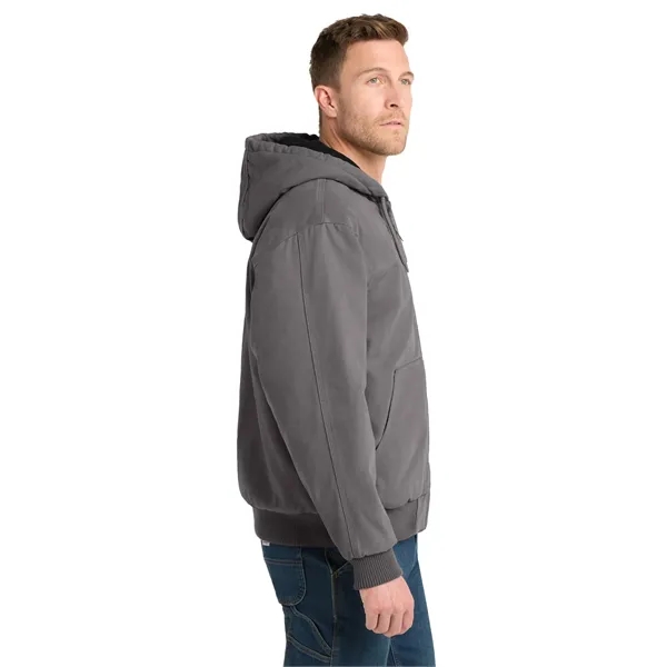 CornerStone Washed Duck Cloth Insulated Hooded Work Jacket. - CornerStone Washed Duck Cloth Insulated Hooded Work Jacket. - Image 19 of 19