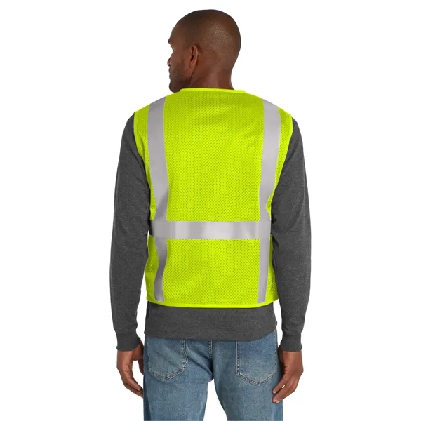 CornerStone ANSI 107 Class 2 Mesh Six-Pocket Zippered Vest. - CornerStone ANSI 107 Class 2 Mesh Six-Pocket Zippered Vest. - Image 6 of 10