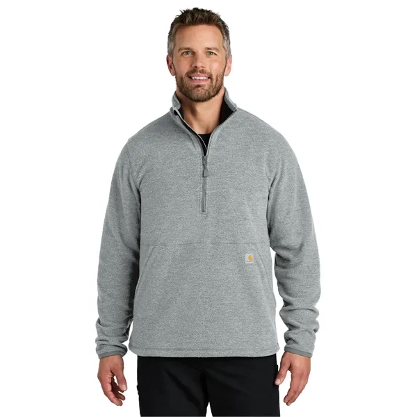 Carhartt Textured 1/2-Zip Fleece Jacket - Carhartt Textured 1/2-Zip Fleece Jacket - Image 9 of 19
