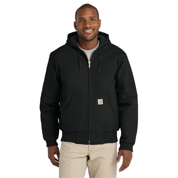 Carhartt Quilted-Flanne-Lined Duck Active Jac. - Carhartt Quilted-Flanne-Lined Duck Active Jac. - Image 0 of 11