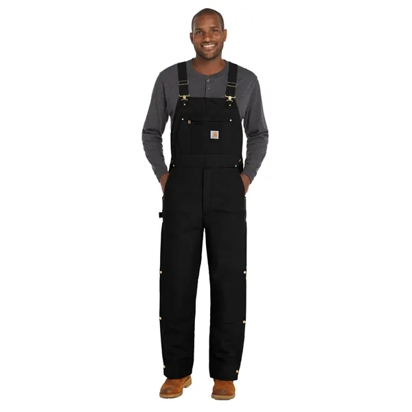 Carhartt Tall Firm Duck Insulated Bib Overalls - Carhartt Tall Firm Duck Insulated Bib Overalls - Image 0 of 14