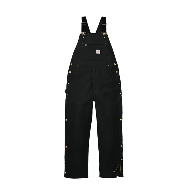 Carhartt Tall Firm Duck Insulated Bib Overalls - Carhartt Tall Firm Duck Insulated Bib Overalls - Image 3 of 14