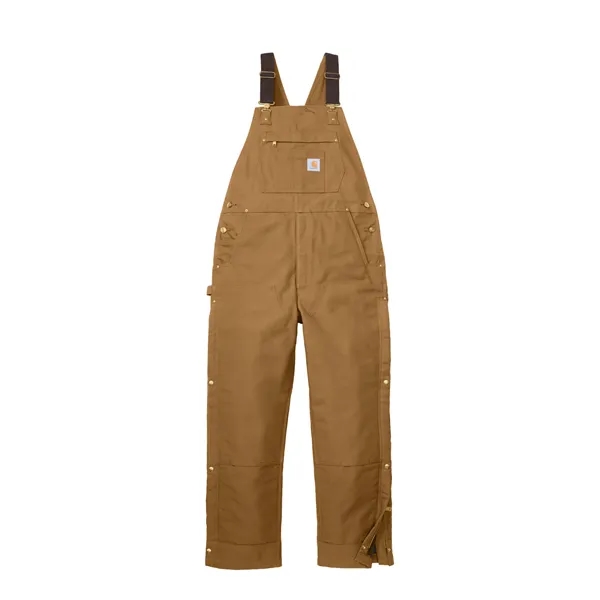 Carhartt Tall Firm Duck Insulated Bib Overalls - Carhartt Tall Firm Duck Insulated Bib Overalls - Image 7 of 14