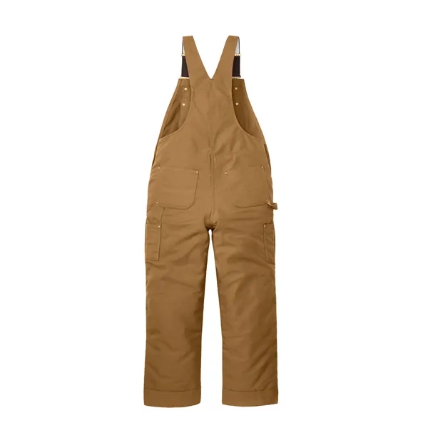 Carhartt Tall Firm Duck Insulated Bib Overalls - Carhartt Tall Firm Duck Insulated Bib Overalls - Image 8 of 14