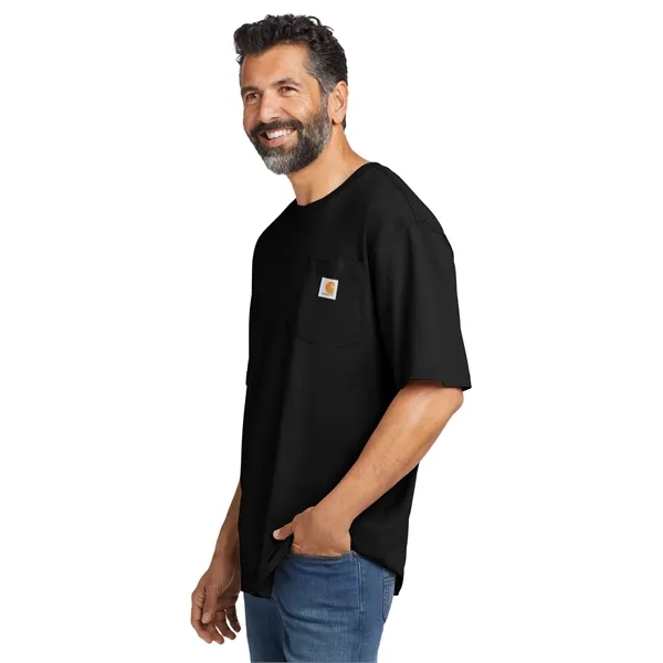 Carhartt Tall Workwear Pocket Short Sleeve T-Shirt. - Carhartt Tall Workwear Pocket Short Sleeve T-Shirt. - Image 3 of 25