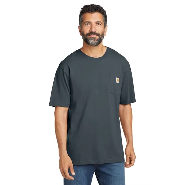 Carhartt Tall Workwear Pocket Short Sleeve T-Shirt. - Carhartt Tall Workwear Pocket Short Sleeve T-Shirt. - Image 5 of 25
