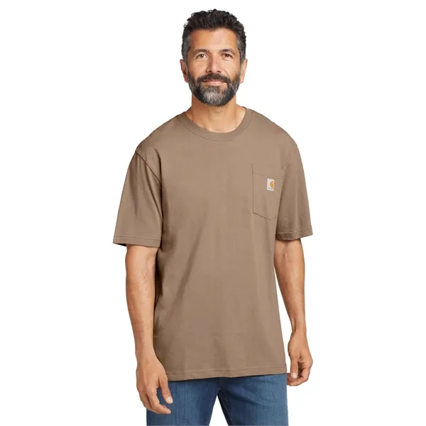 Carhartt Tall Workwear Pocket Short Sleeve T-Shirt. - Carhartt Tall Workwear Pocket Short Sleeve T-Shirt. - Image 10 of 25