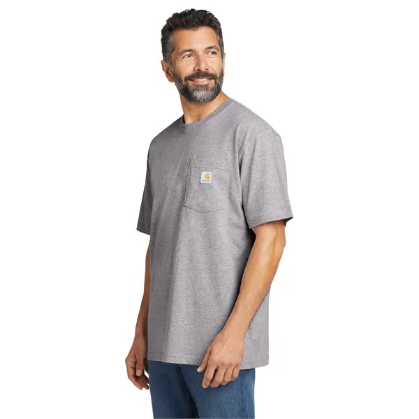 Carhartt Tall Workwear Pocket Short Sleeve T-Shirt. - Carhartt Tall Workwear Pocket Short Sleeve T-Shirt. - Image 17 of 25