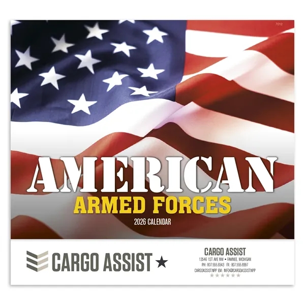Good Value™ American Armed Forces - Stapled Calendar - Good Value™ American Armed Forces - Stapled Calendar - Image 1 of 1