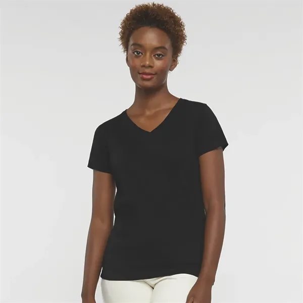 LAT 4.5oz 100% Ladies V Neck T - LAT 4.5oz 100% Ladies V Neck T - Image 0 of 51